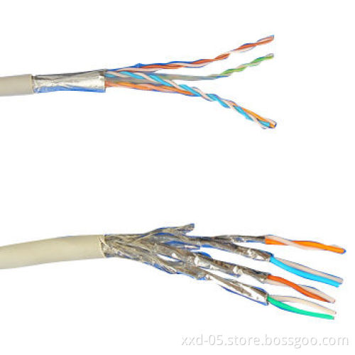 Cat6a FTP LAN Cables, 305m, LSZH, Passed Fluke Test, Suitable for Structure and Wiring
